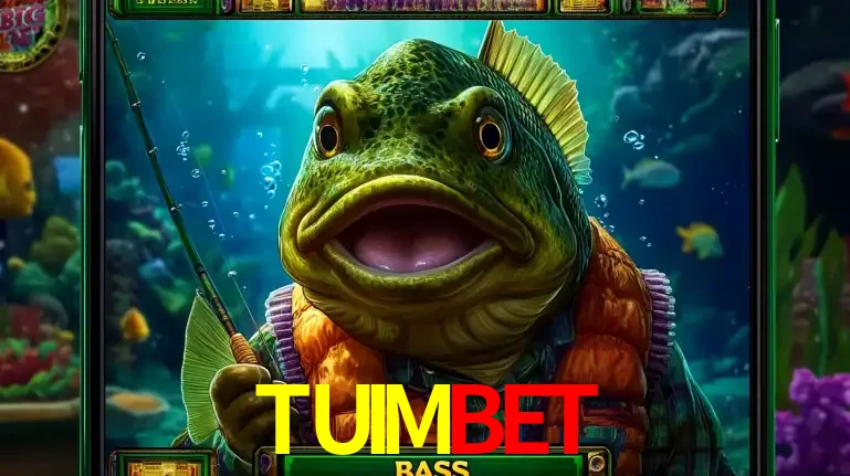 Personagem de peixe pescador do popular jogo de slot com tema de pescaria, uma das emocionantes opções de caça-níqueis para jogar e ganhar no cassino TUIMBET.